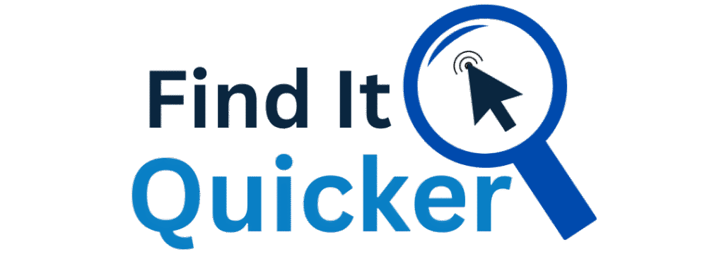 find it quicker logo