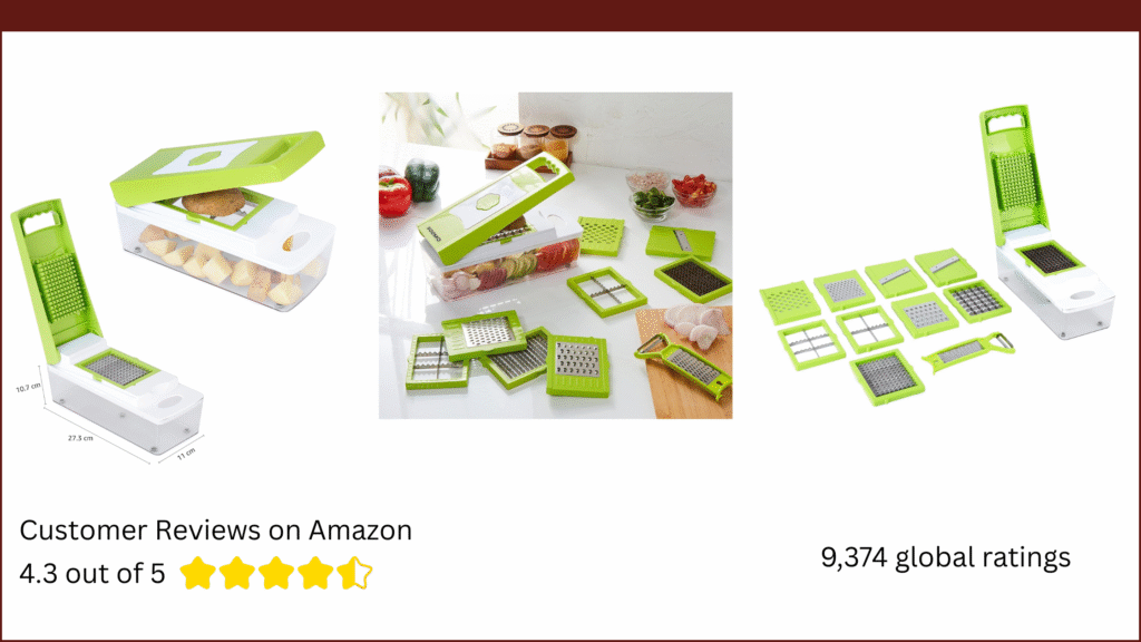 11-in-1 Stainless Steel Multipurpose Vegetable and Fruit Chopper