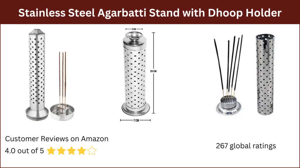 Agarbatti Stand with Dhoop Holder