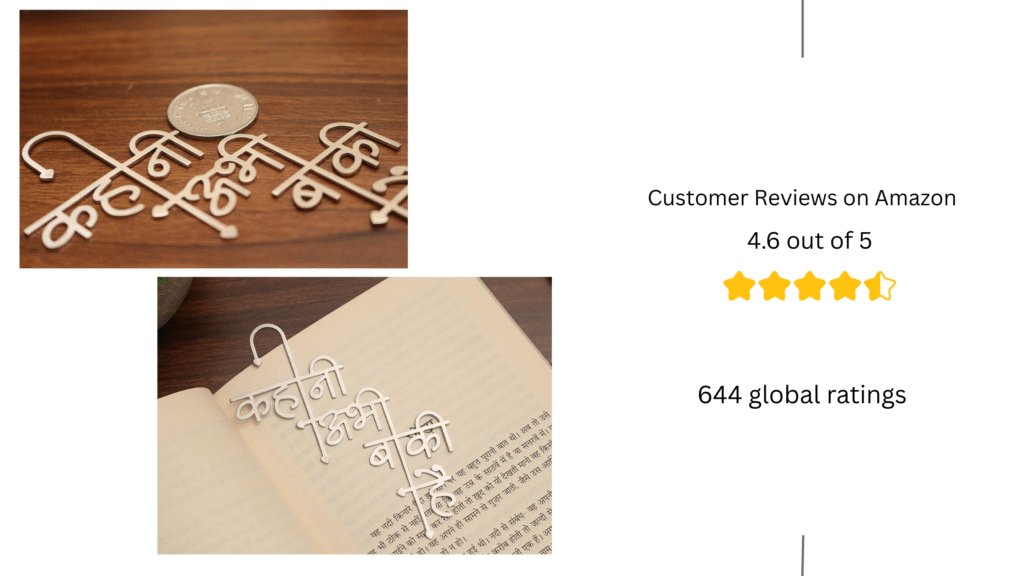 MetallicStainless Steel Bookmarks