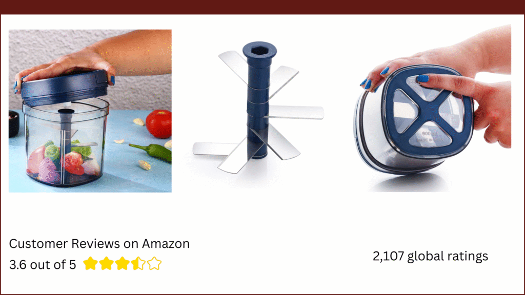 Multipurpose Vegetable Chopper - 900 Ml