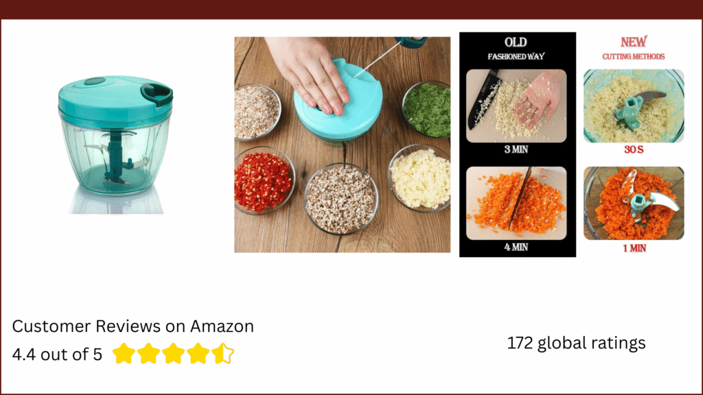 Plastic Manual Vegetable Chopper