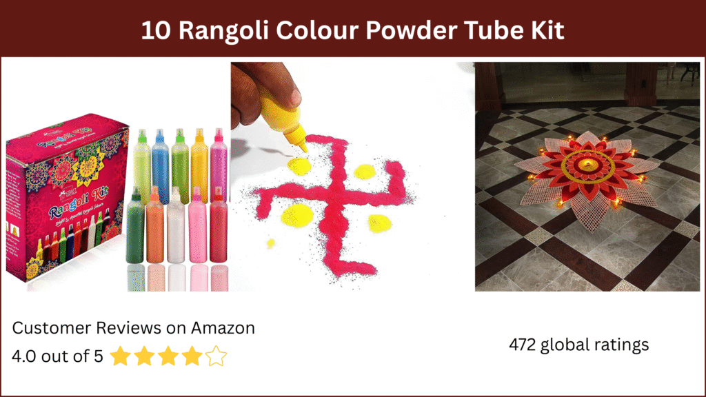 Rangoli Colour Powder Tube Kit