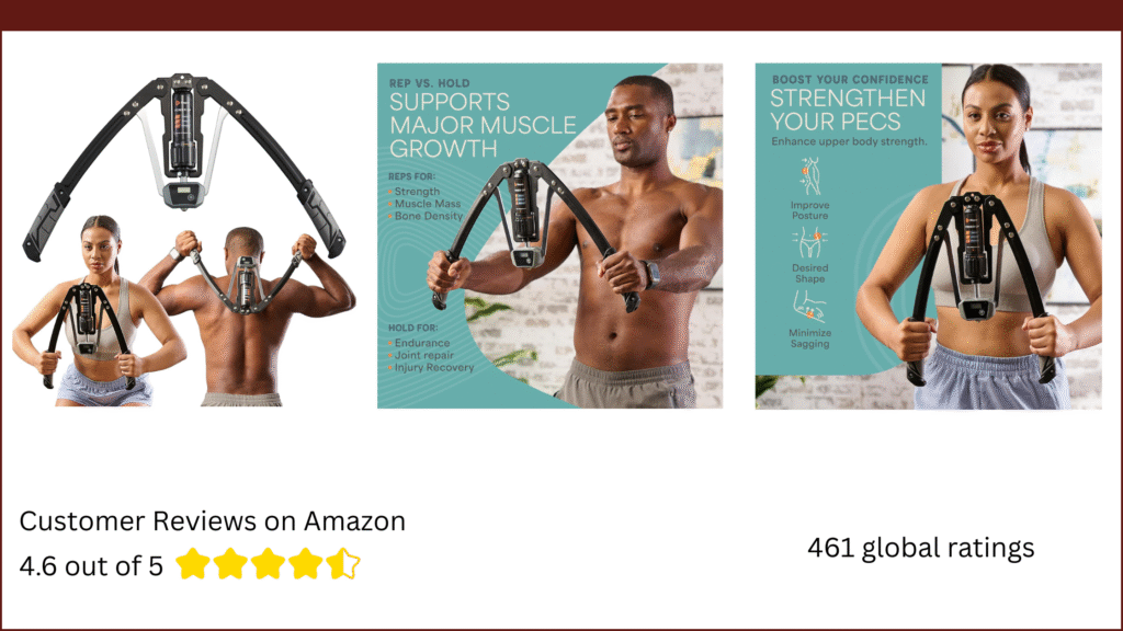 Hydraulic Chest Expander and Arm Workout Machine