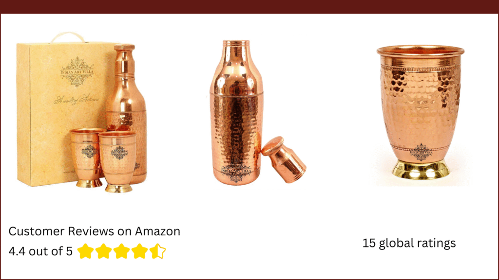 Pure Copper Drinkware Gift Set
