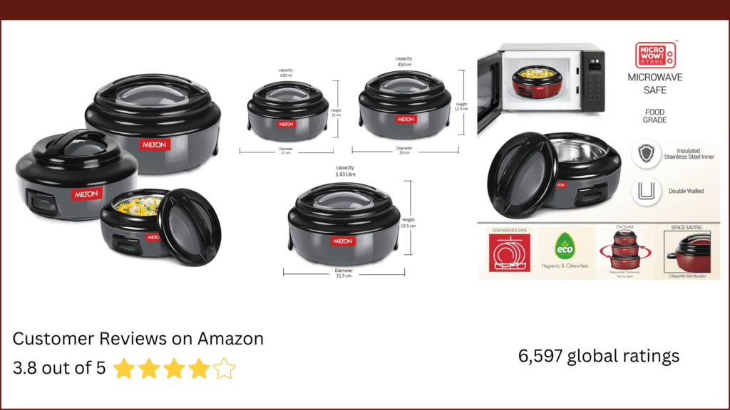 Stainless Steel Jr. Casserole Set of 3